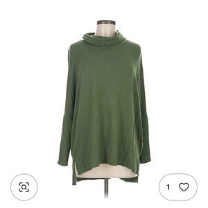 NWOT!  CASLON Light Gray Turtleneck long sleeve Top.